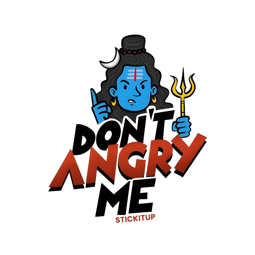 DON'T ANGRY ME Sticker